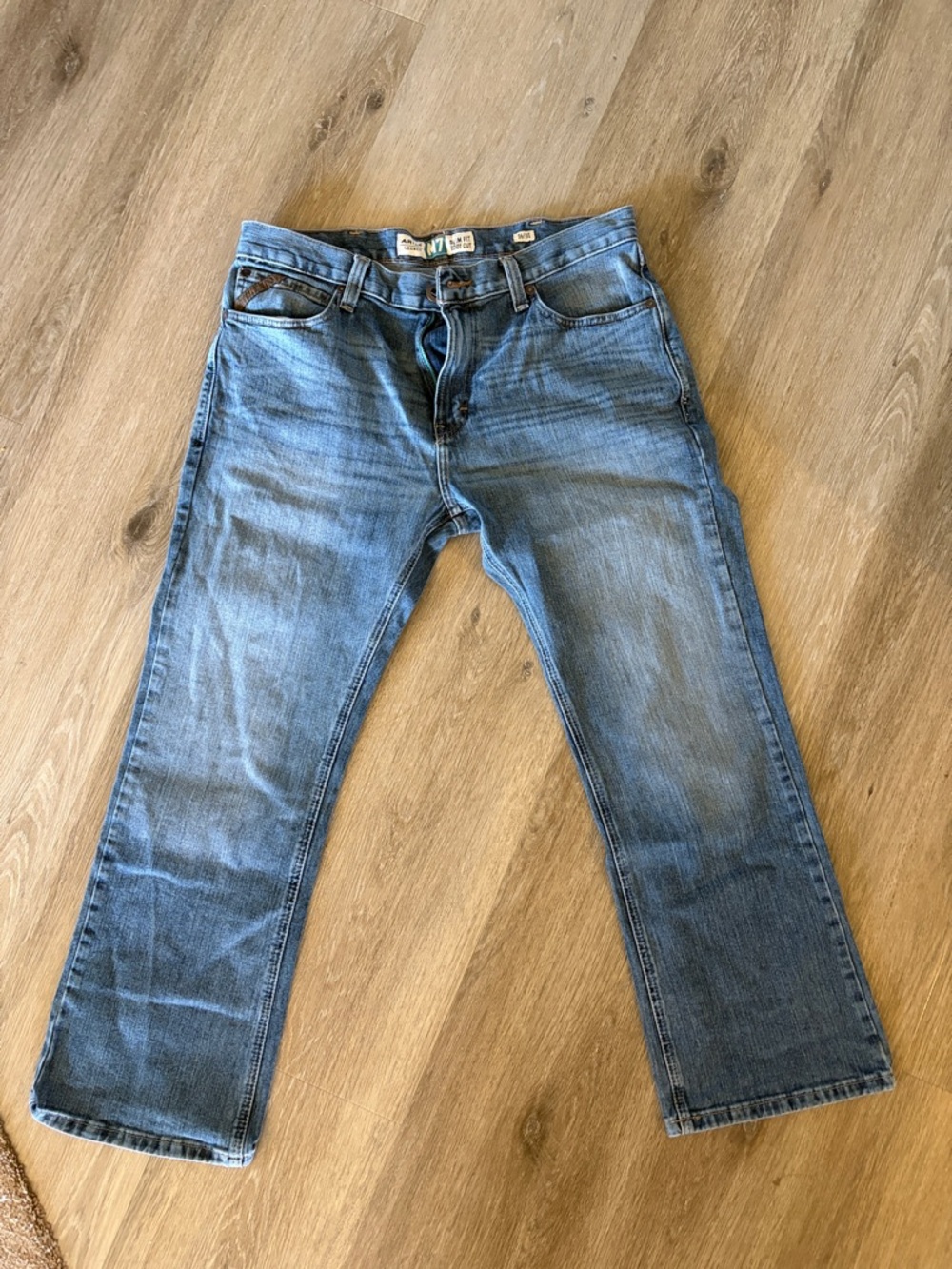 Ariat Men's Relaxed Light Blue Denim Jeans